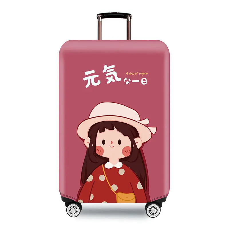 Housse Valise Élastique Résistante ASLAN Vigorous Girl-XL