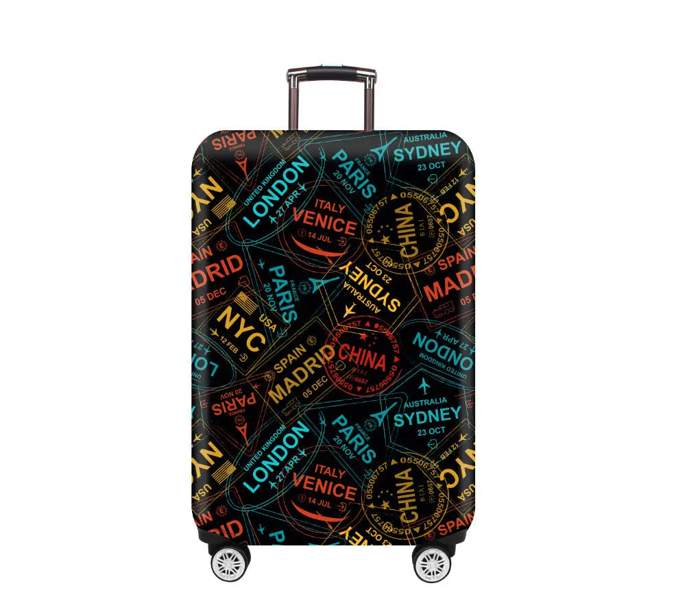 Housse Valise Élastique Résistante ASLAN Travel Footprint-M