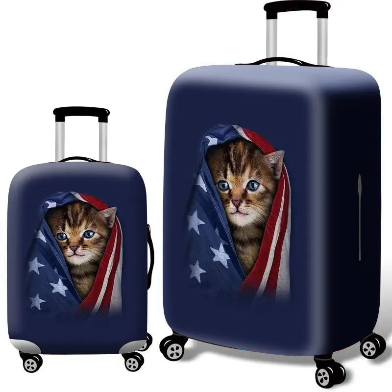 Housse Valise Polyester Résistante CATRUX Flag Cat-XL