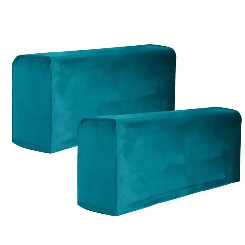 Lot De 2 Housses D'accoudoir De Canapé Extensibles - Jacquard, Antidérapantes, Protection Contre Taches Et Usure (Gris Clair) - 10