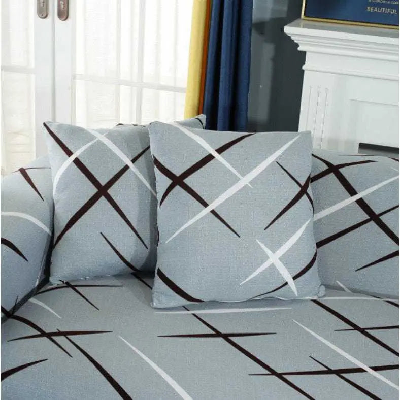 Housse canapé d'angle DISCARDO | Protection contre tâches et griffures