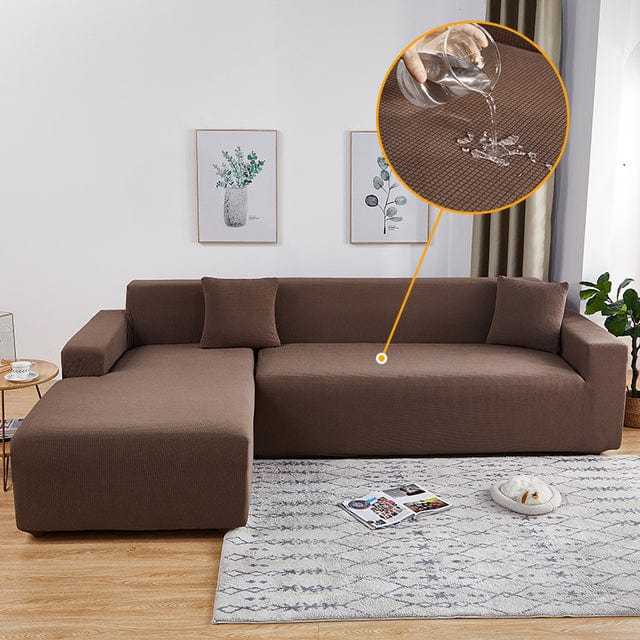 Housse canapé d'angle SHIPPER, protection pour mobilier en forme L Housse De France