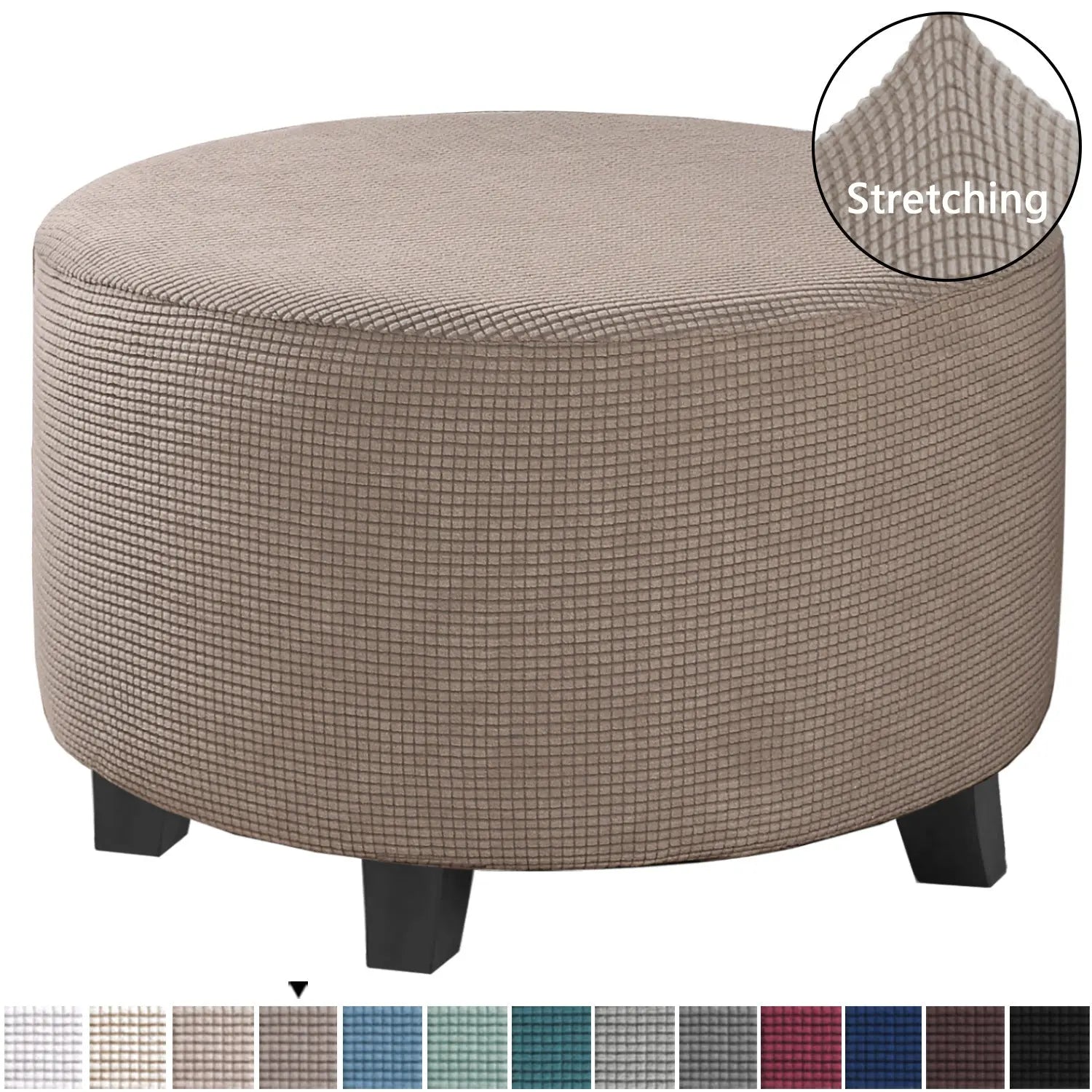 Housse de Banquette Élastique KAVO Taupe-Medium