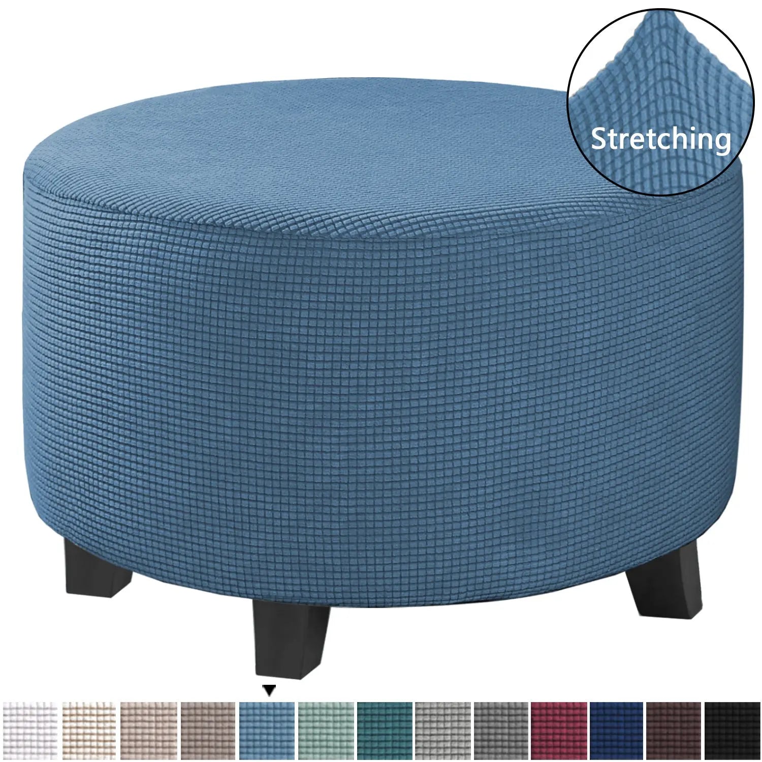 Housse de Banquette Élastique KAVO Dust blue-Medium