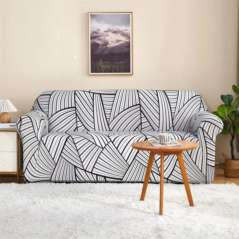 Housse de Canapé Imprimée ELASTIK Phantom-Double Sofa