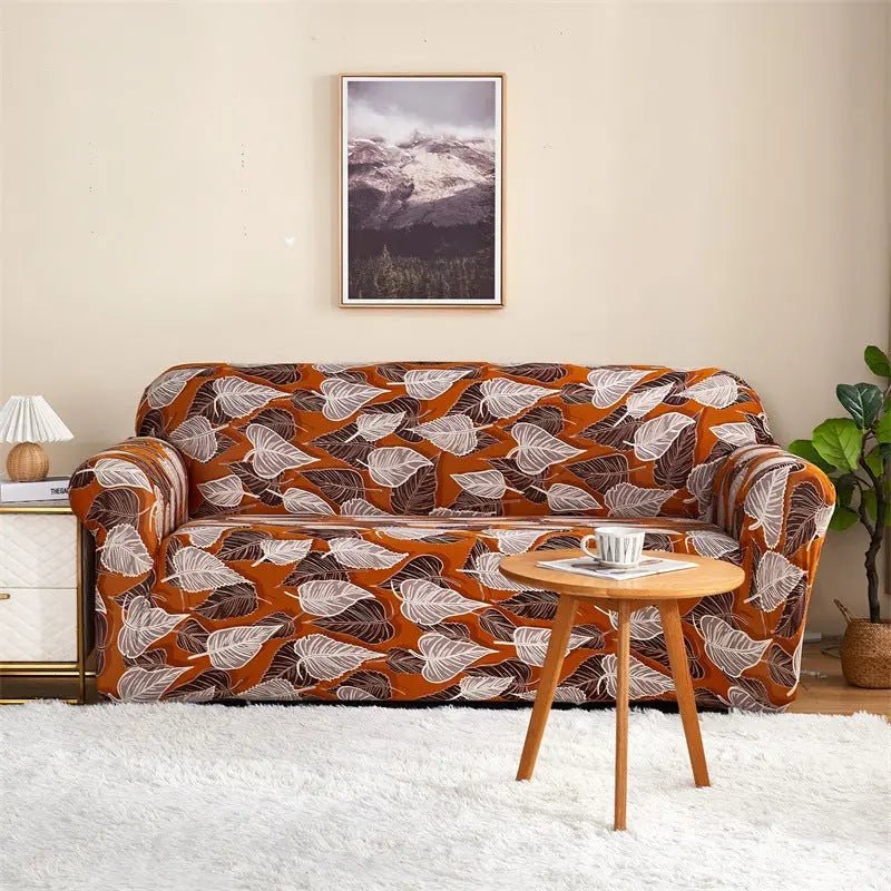 Housse de Canapé Imprimée ELASTIK Autumn Brewing-For Four Person Sofa