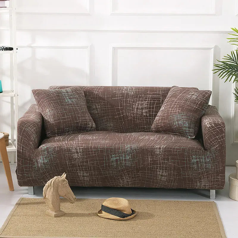 Housse de Canapé Élastique Concubine Nordic Style-145to185 Double