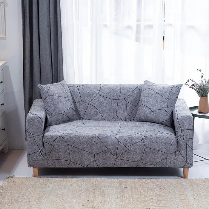 Housse de Canapé Extensible GEOFORM A Piece Of Prosperity-235to300 Four seat