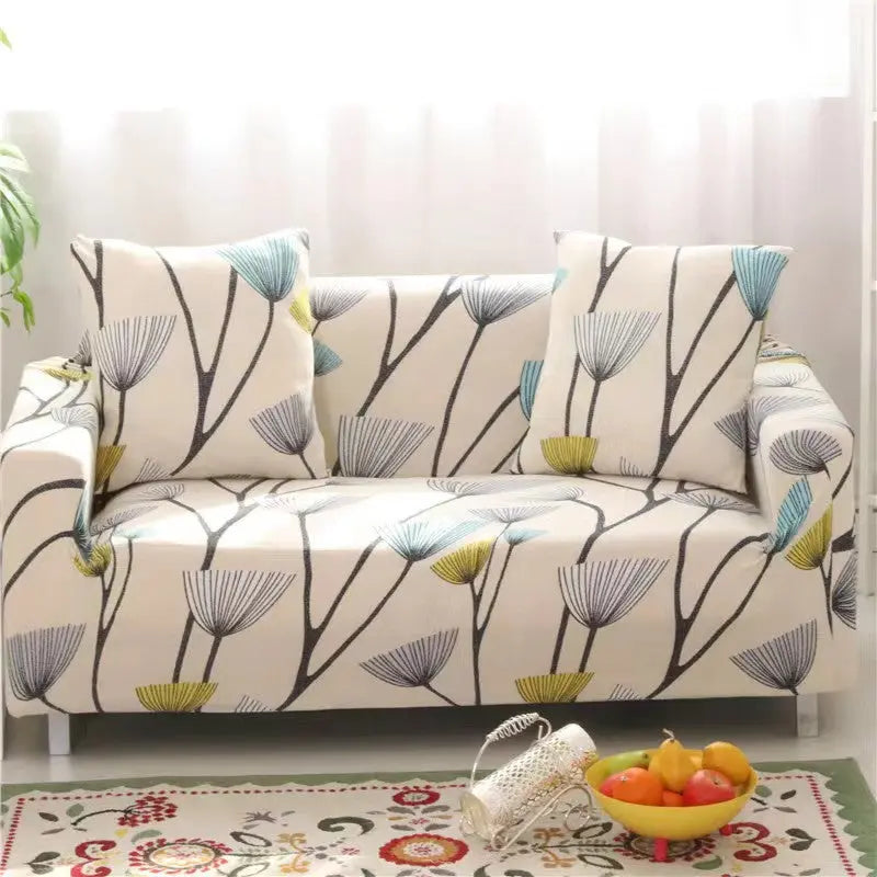 Housse de Canapé Extensible GEOFORM Dandelion-145to185 Double Seat
