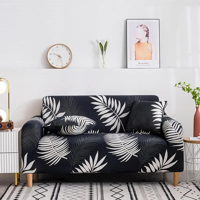 Housse de Canapé Extensible KAPRIS Black-Single 90to140cm