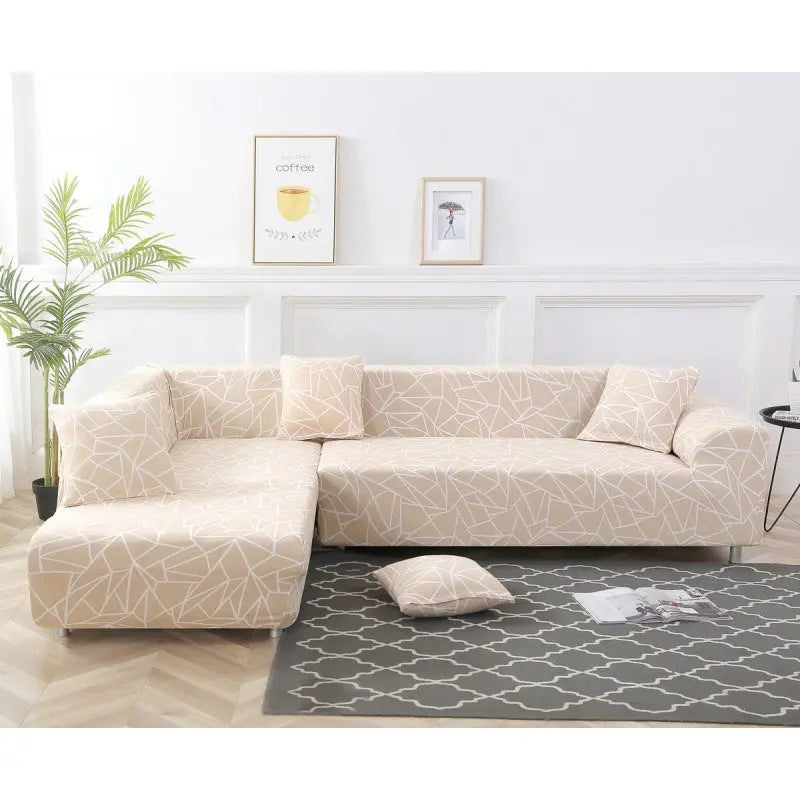Housse de Canapé Extensible LORNA Yellow-90 to 140cm