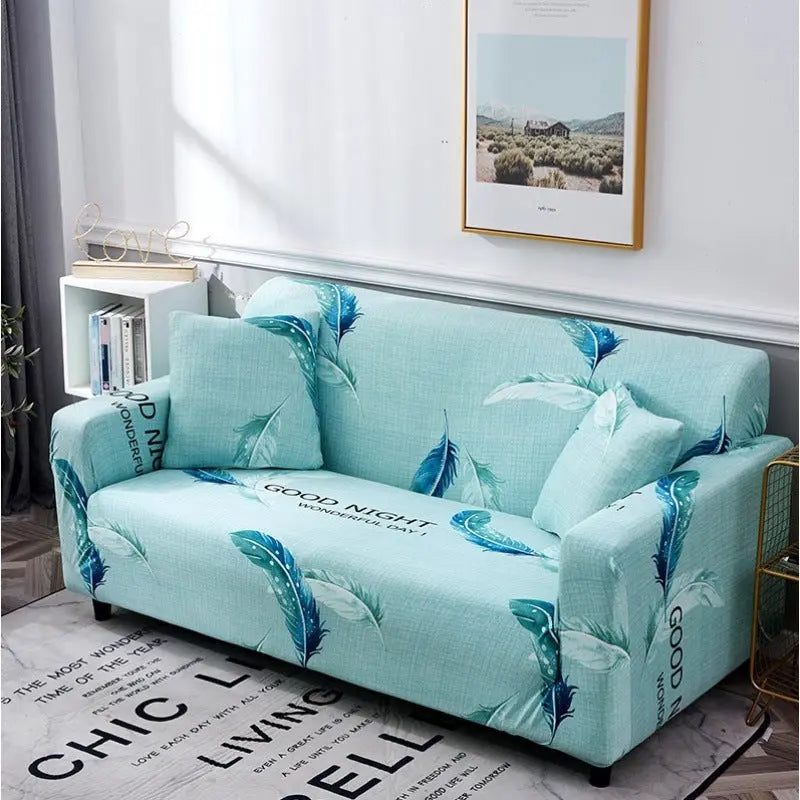 Housse de Canapé Extensible LORNA Light green-90 to 140cm