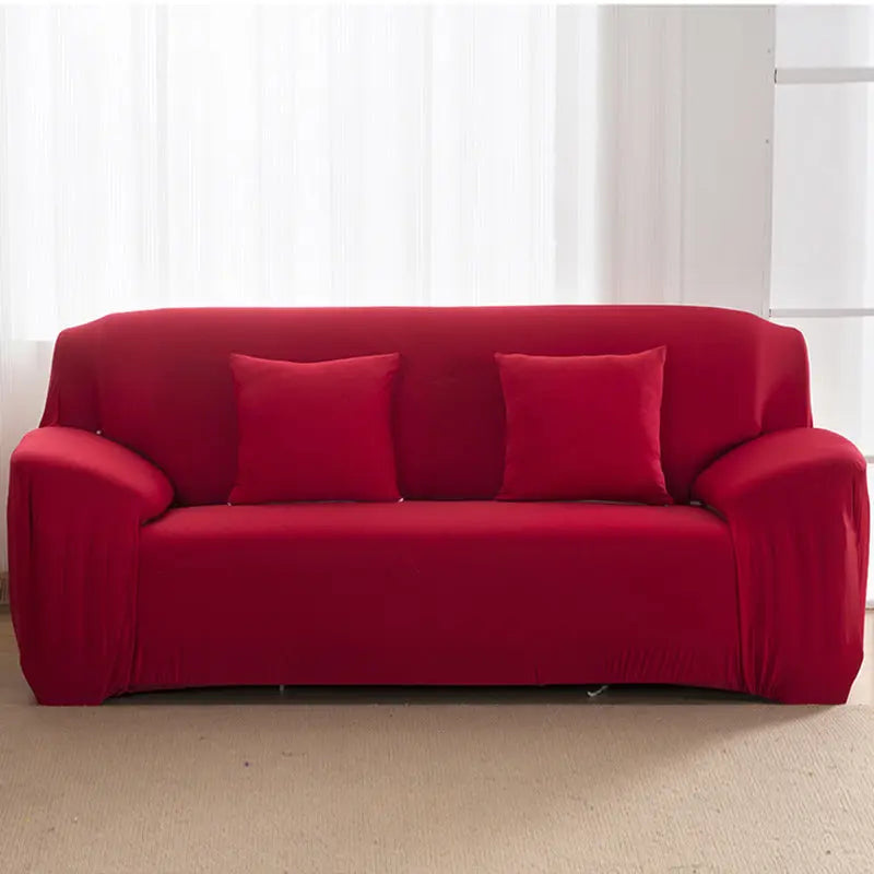 Housse de Canapé Extensible LUXIO Red-1seat