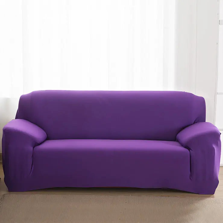 Housse de Canapé Extensible LUXIO Purple-1seat