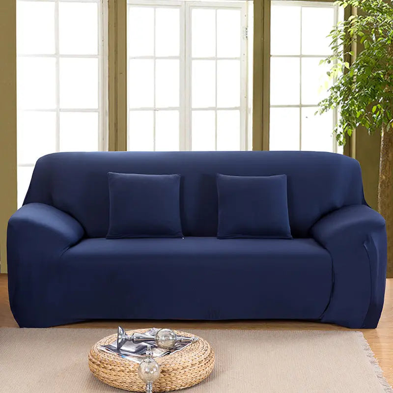 Housse de Canapé Extensible LUXIO Navy Blue-1seat