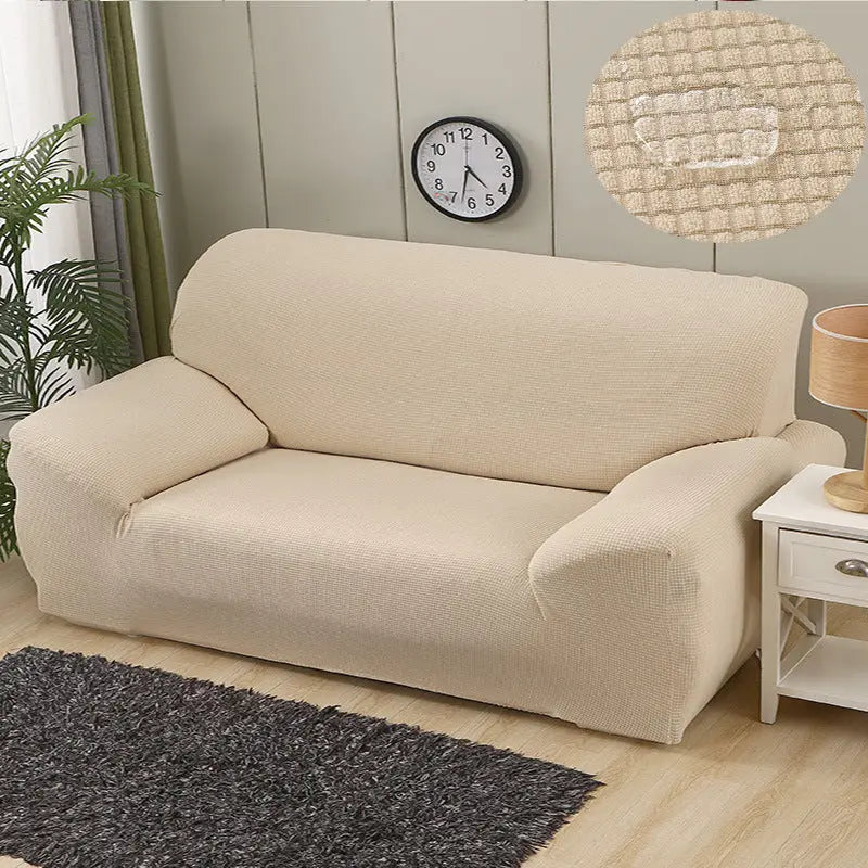 Housse de Canapé Imperméable SOFITA Beige-Three people