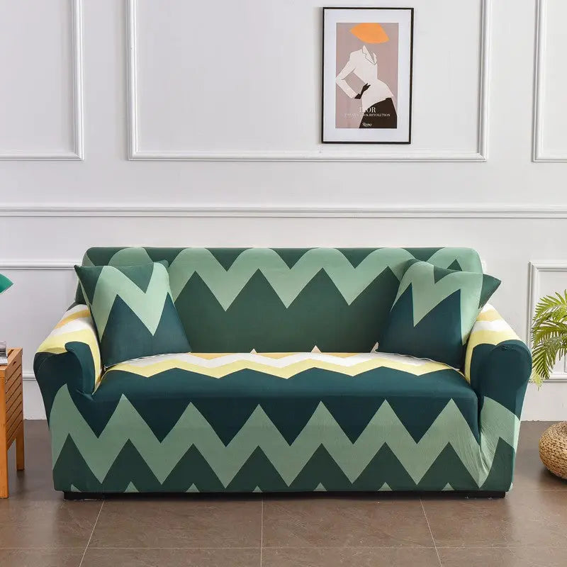 Housse de Canapé Imprimé FLEURIA Nordic Stripes-Three