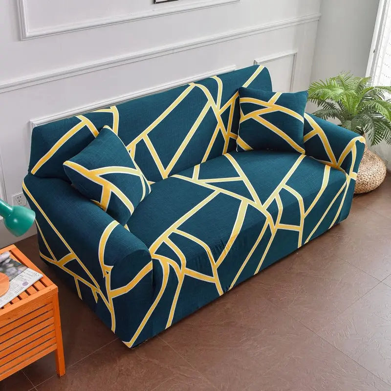 Housse de Canapé Imprimé FLEURIA Simple Lines-Double Seat