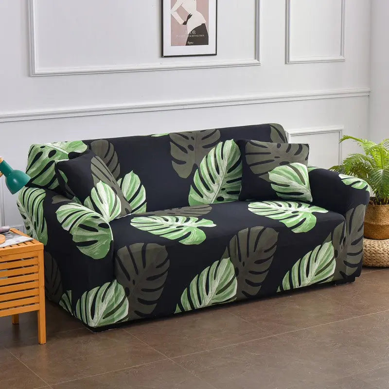 Housse de Canapé Imprimé FLEURIA Fallen Leaves-Single Seat