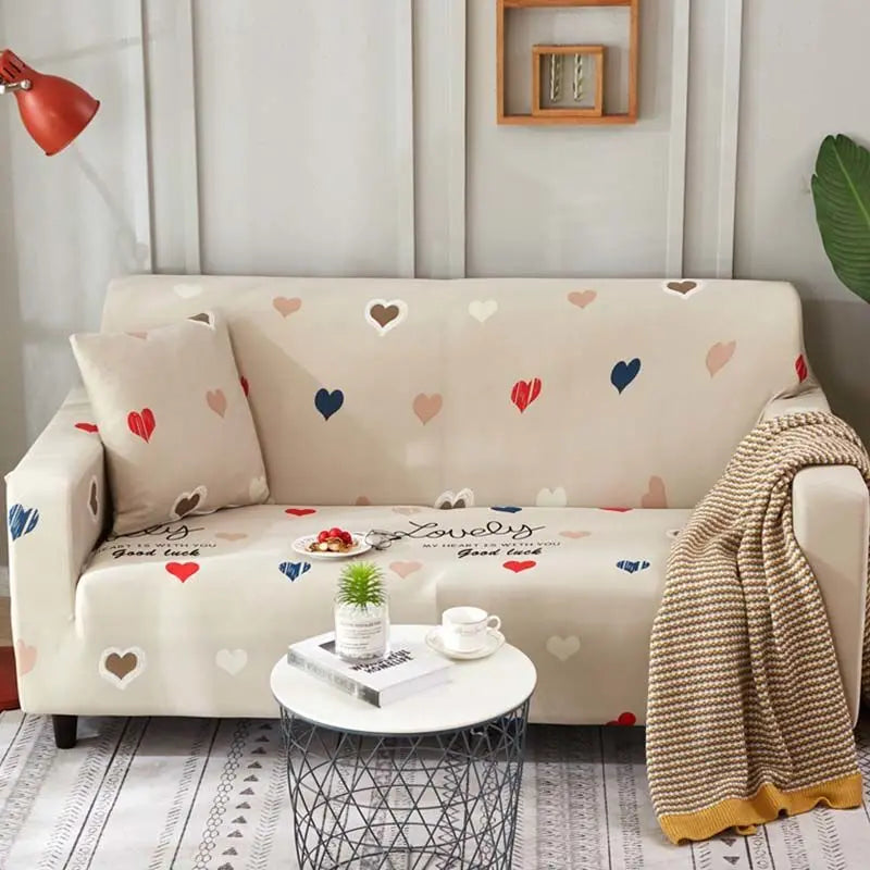 Housse de Canapé Imprimée SOFALUX LOVE-3Seater
