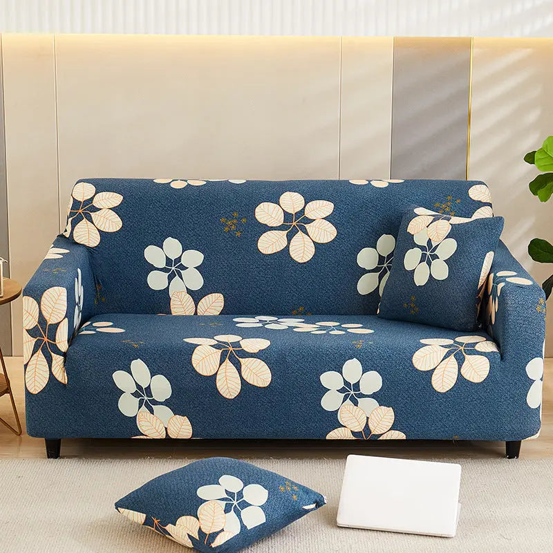 Housse de Canapé Imprimée SOFALUX Six Leaf Clover-3Seater