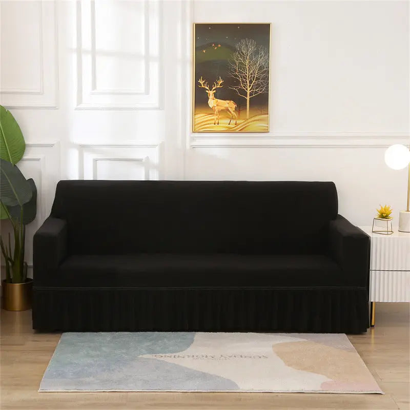 Housse de Canapé Moderne ARISO Black-90X140CM