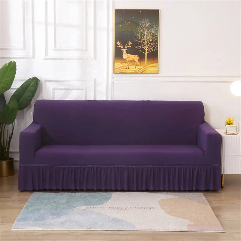 Housse de Canapé Moderne ARISO Dark purple-90X140CM