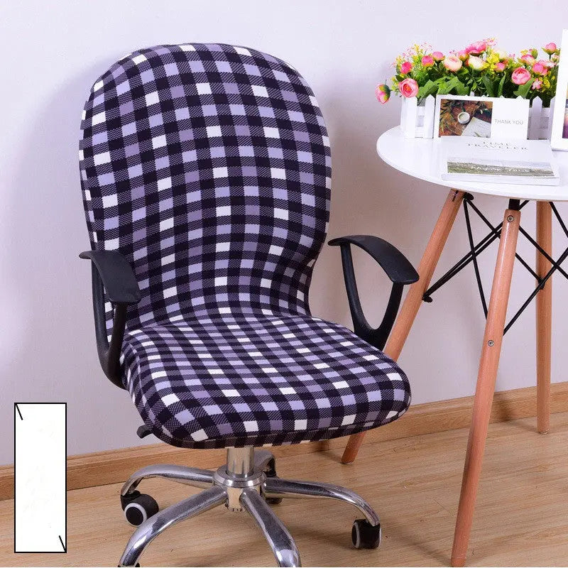 Housse de Chaise Moderne SWIVELA Elegant Plaid-Default