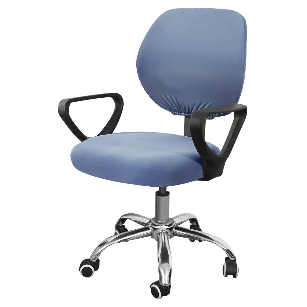 Housse de Chaise Élastique LIVA Gray Blue-As shown in the figure