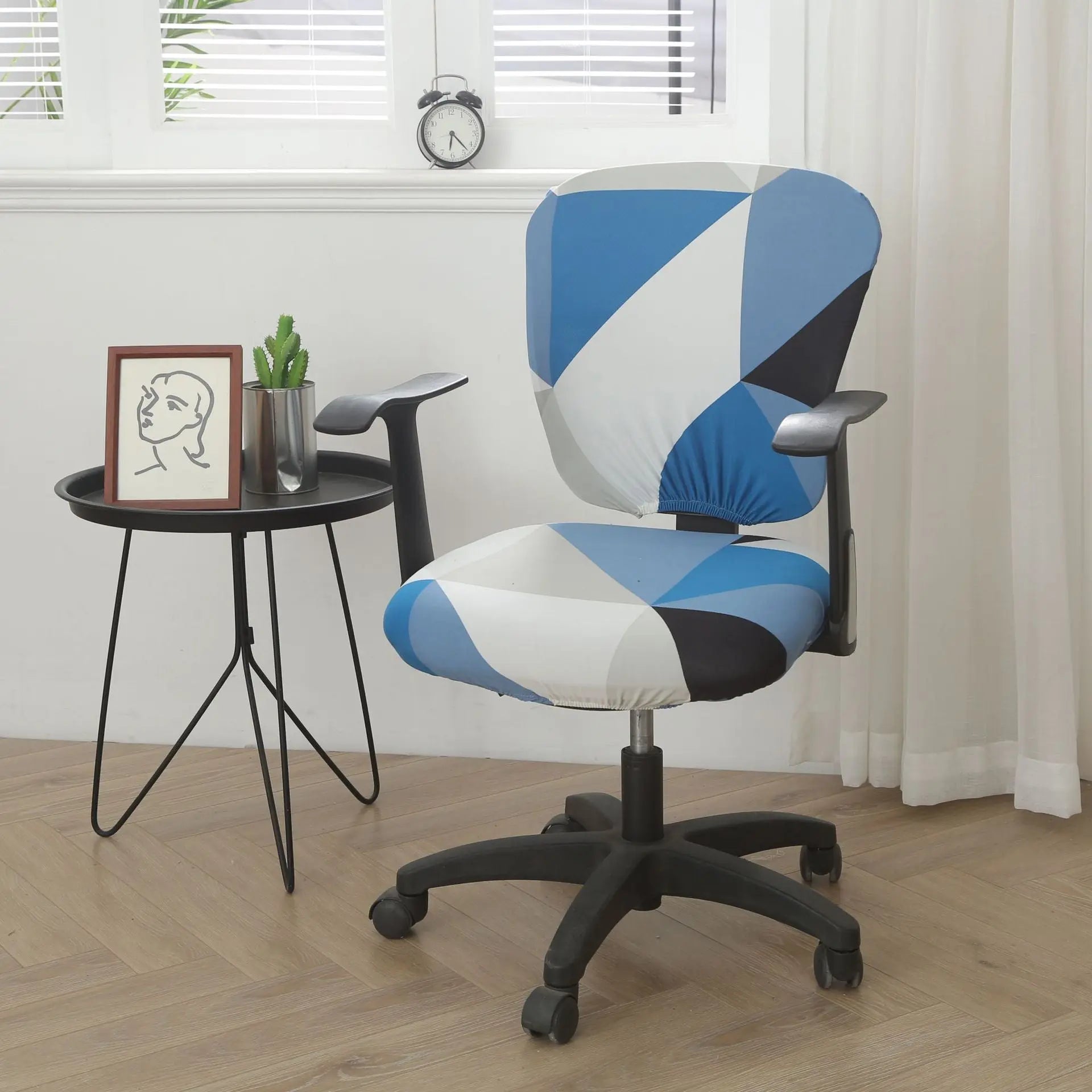 Housse de Chaise Élastique SMOOTH Blue-Split Universal