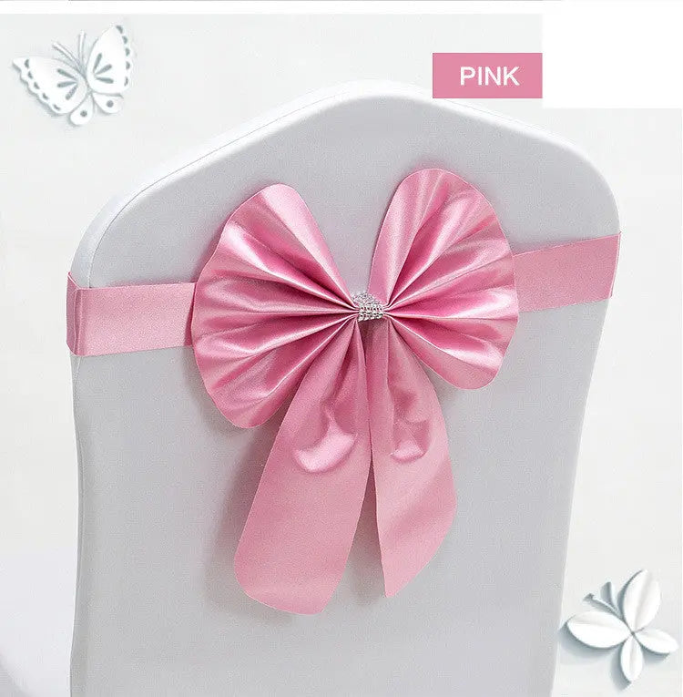 Housse de Chaise Mariage Élégante FLORINA Pink