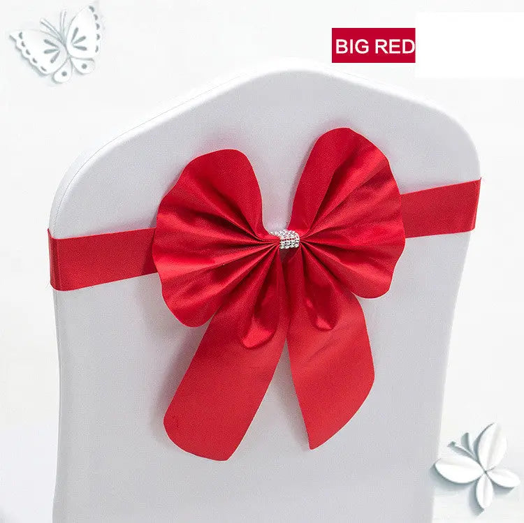 Housse de Chaise Mariage Élégante FLORINA Red
