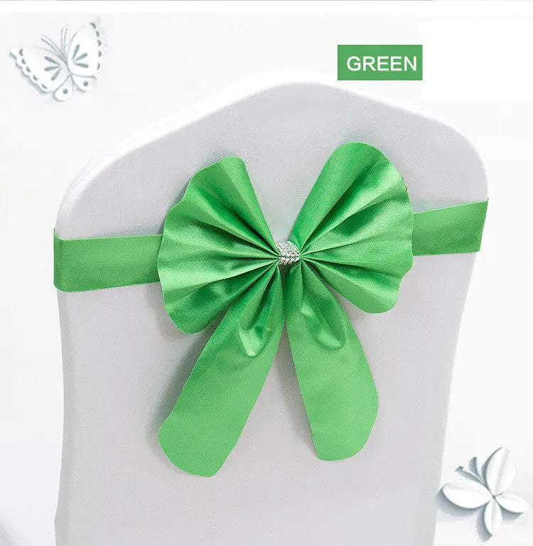 Housse de Chaise Mariage Élégante FLORINA Green