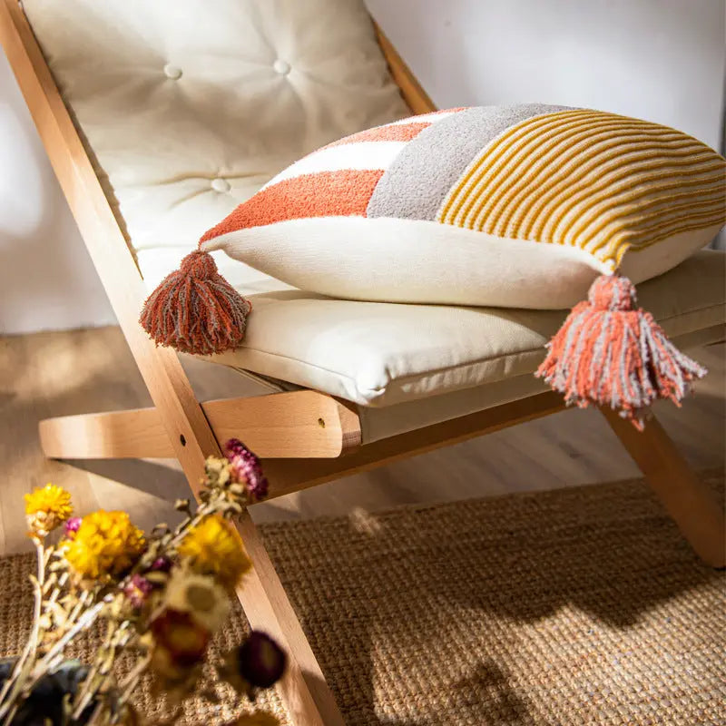 Housse de Coussin Check Nordic SELYA