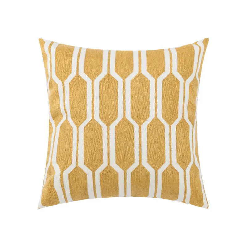 Housse de Coussin Embroidered BLOOM Geometry-45x45cm