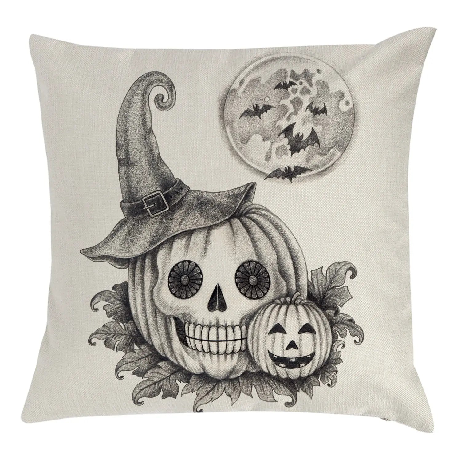 Housse de Coussin Halloween Festin SKLUM 45x45cm-1style