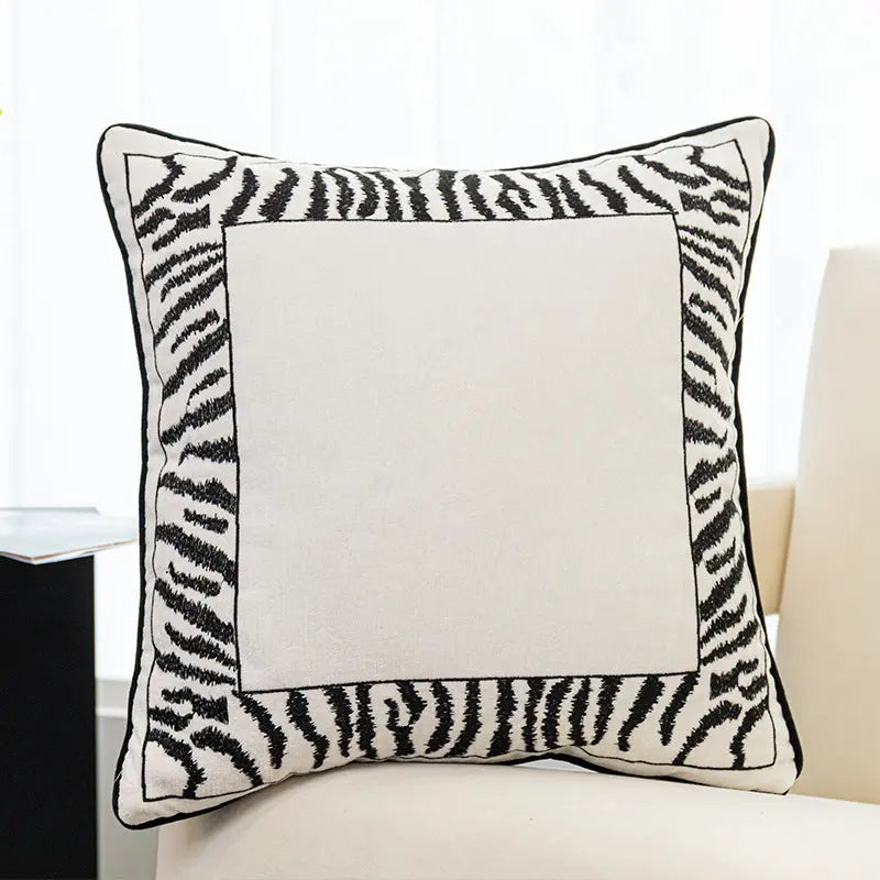 Housse de Coussin Luxe Brodé PINE 7 Style-Pillowcase