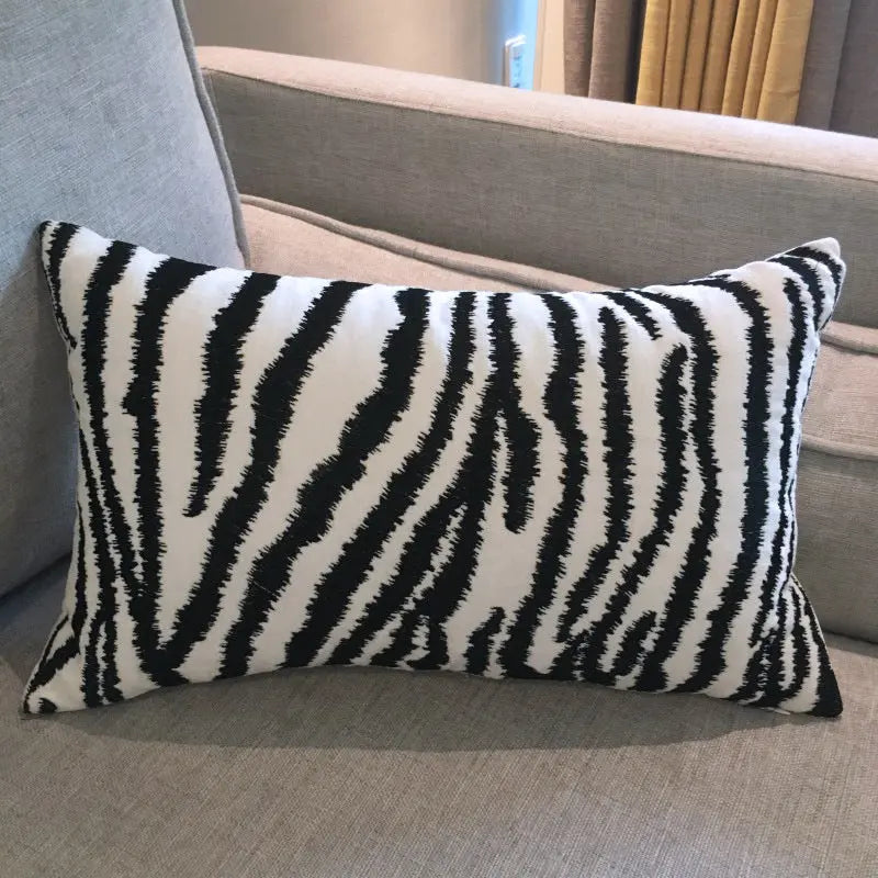 Housse de Coussin Luxe Brodé PINE 8 Style-Pillowcase