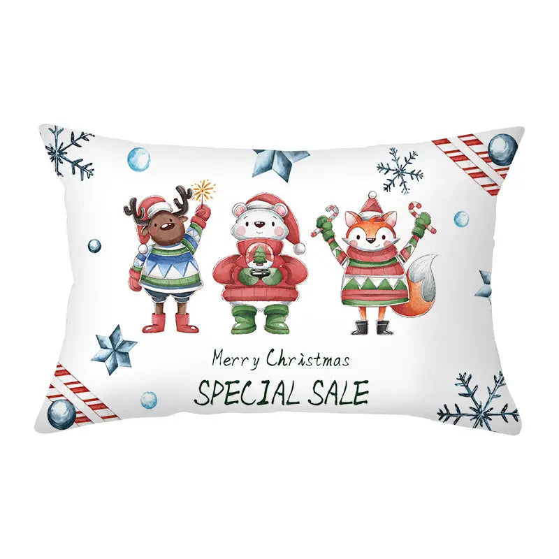 Housse de Coussin Noël Luxe MERRY 1 Style-30x50cm