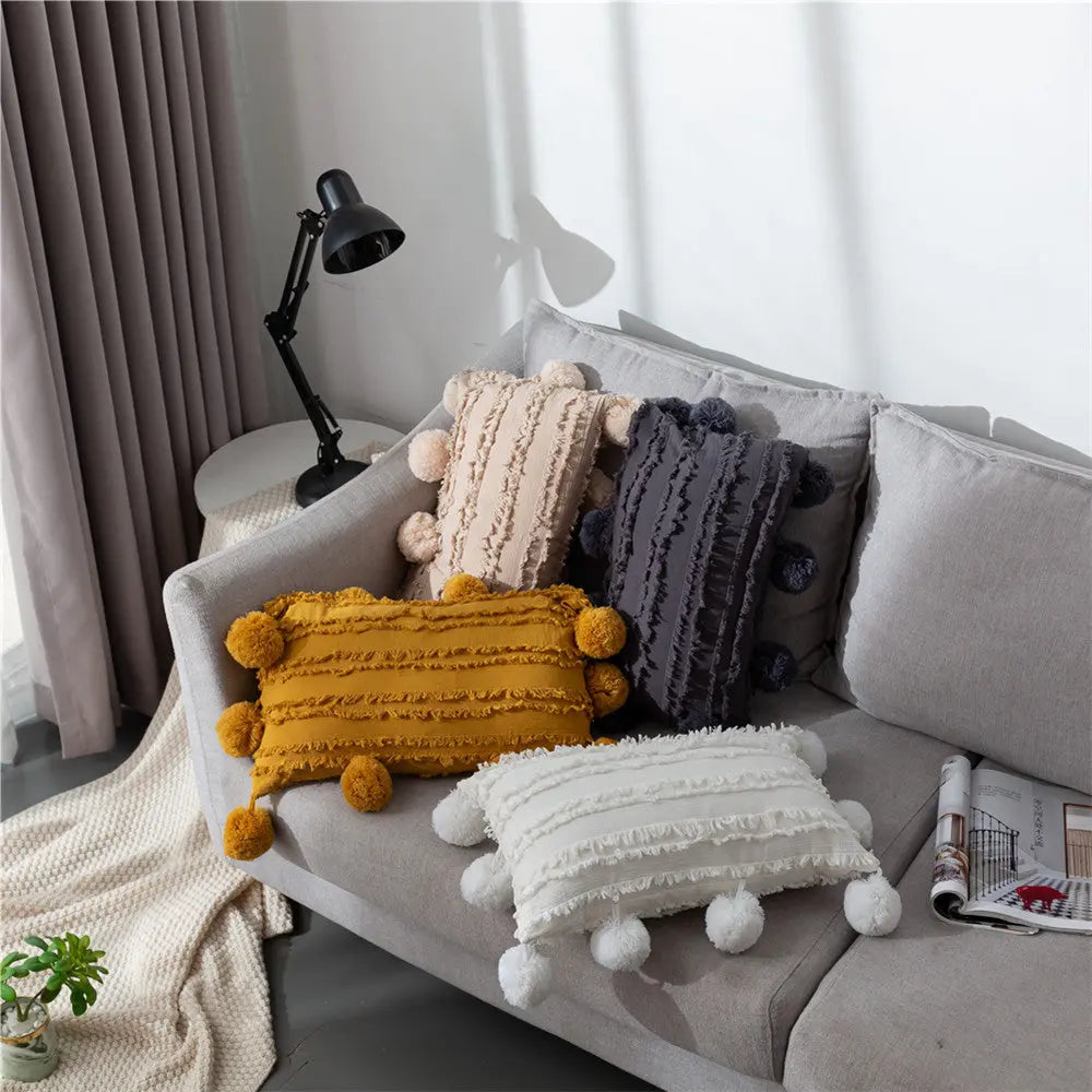 Housse de Coussin Nordic Tassel FRISO