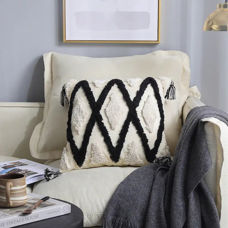 Housse de Coussin Scandinave MORAKI Big Haig-Pillow cover