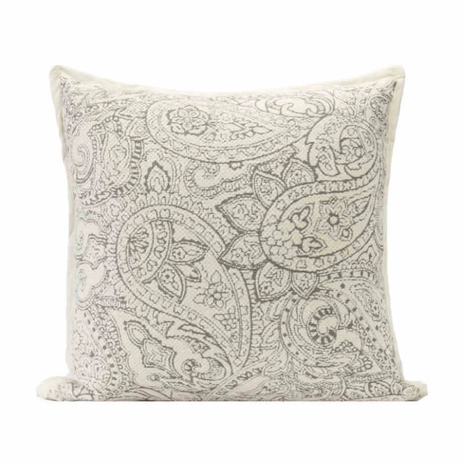 Housse de Coussin Style Ancien CHENY Snowy Scattered Flowers-Pillow