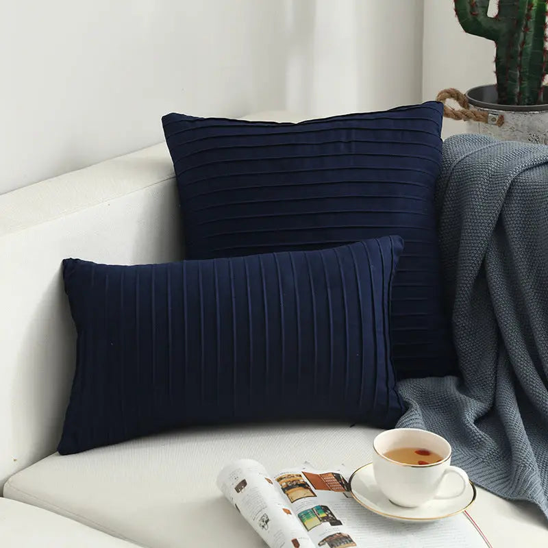 Housse de Coussin Suède Nordic VEIA G-45x45cm