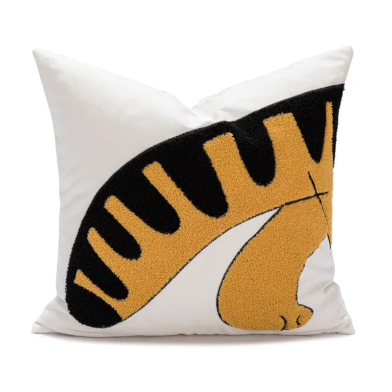 Housse de Coussin Tigre Nordic LIVOR Tigers tail-45x45cm
