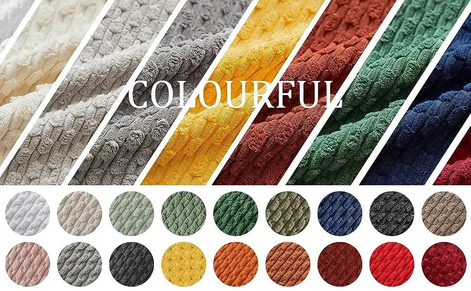 Housse de Coussin Velours Côtelé STRIPEO Housse de France