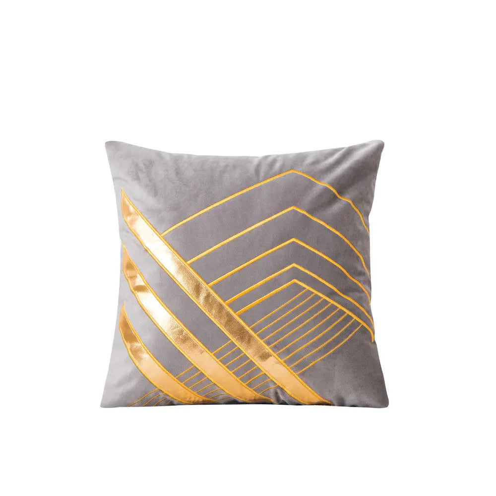 Housse de Coussin Velours SOLINA Silver-45x45cm