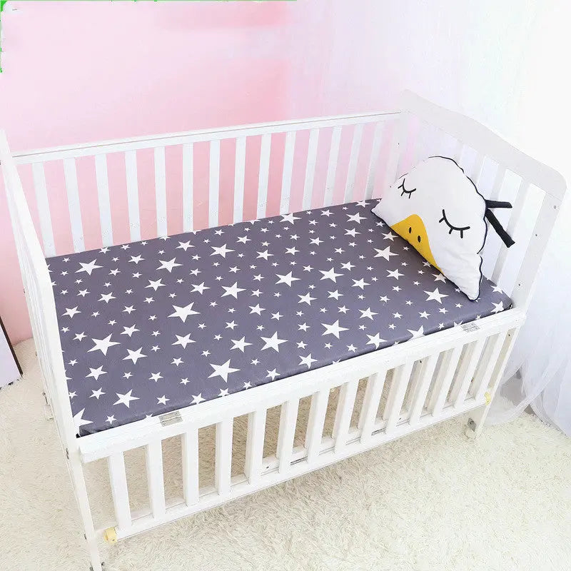 Housse de Matelas Coton Ampleluxe Stars shine ash-130x70cm