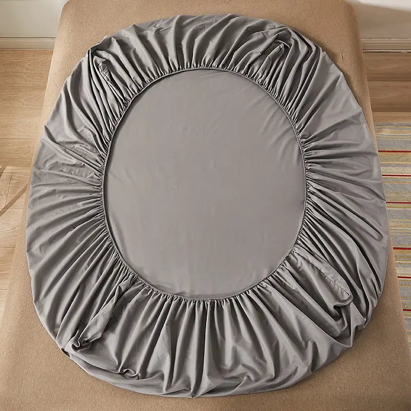 Housse de Matelas Coton Imprimé SANDEL Light Gray-180cmX200cmX10CM