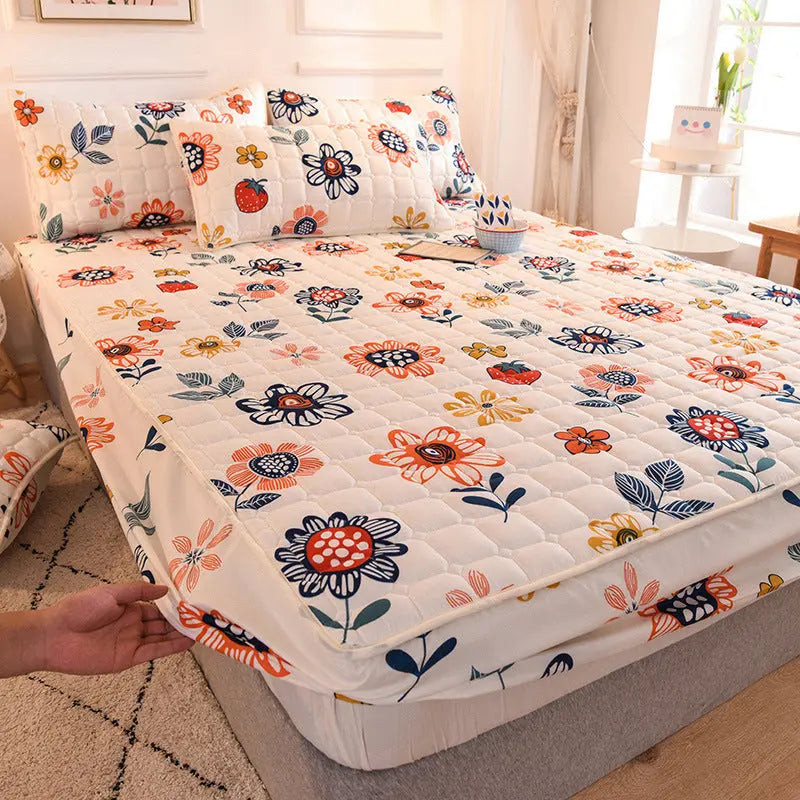 Housse de Matelas Imperméable Coton QUILIA 19Style-100x200cm