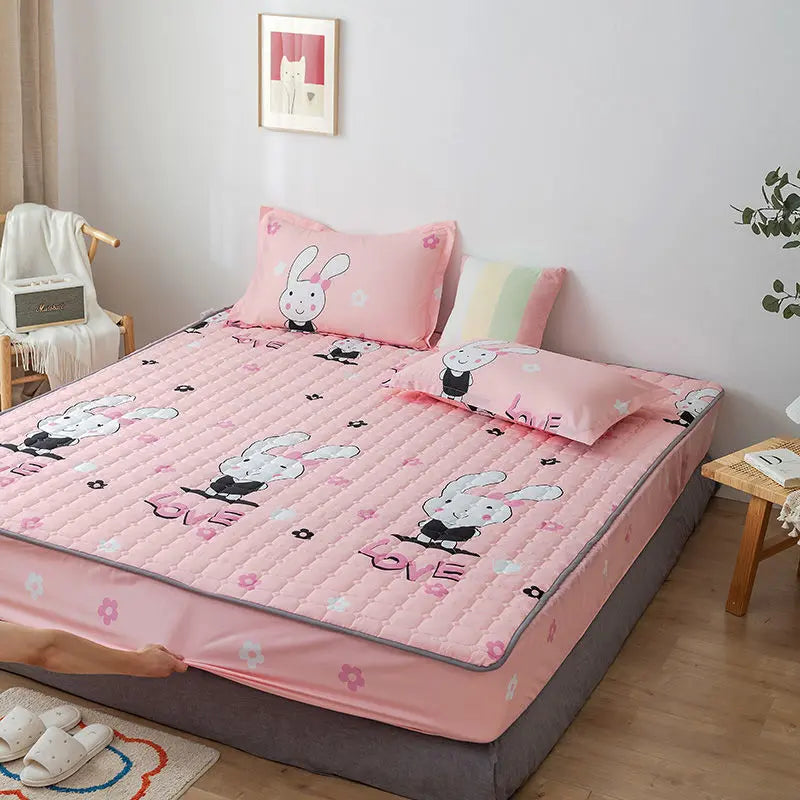 Housse de Matelas Imperméable Coton QUILIA 9style-100x200cm